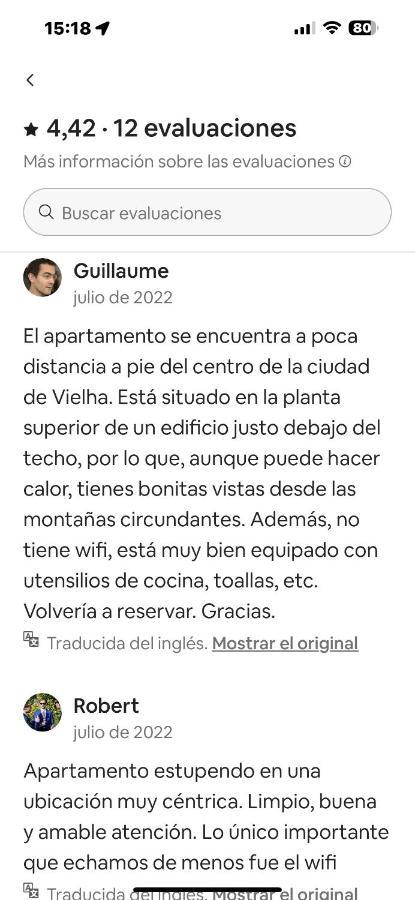 Precioso Atico Duplex En Vielha Para 6 Pax Extérieur photo